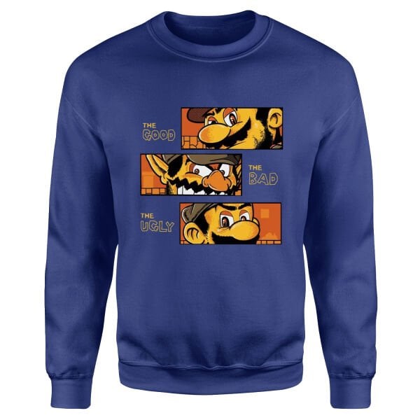 Mario Bros The Good, Bad & Ugly Sweatshirt