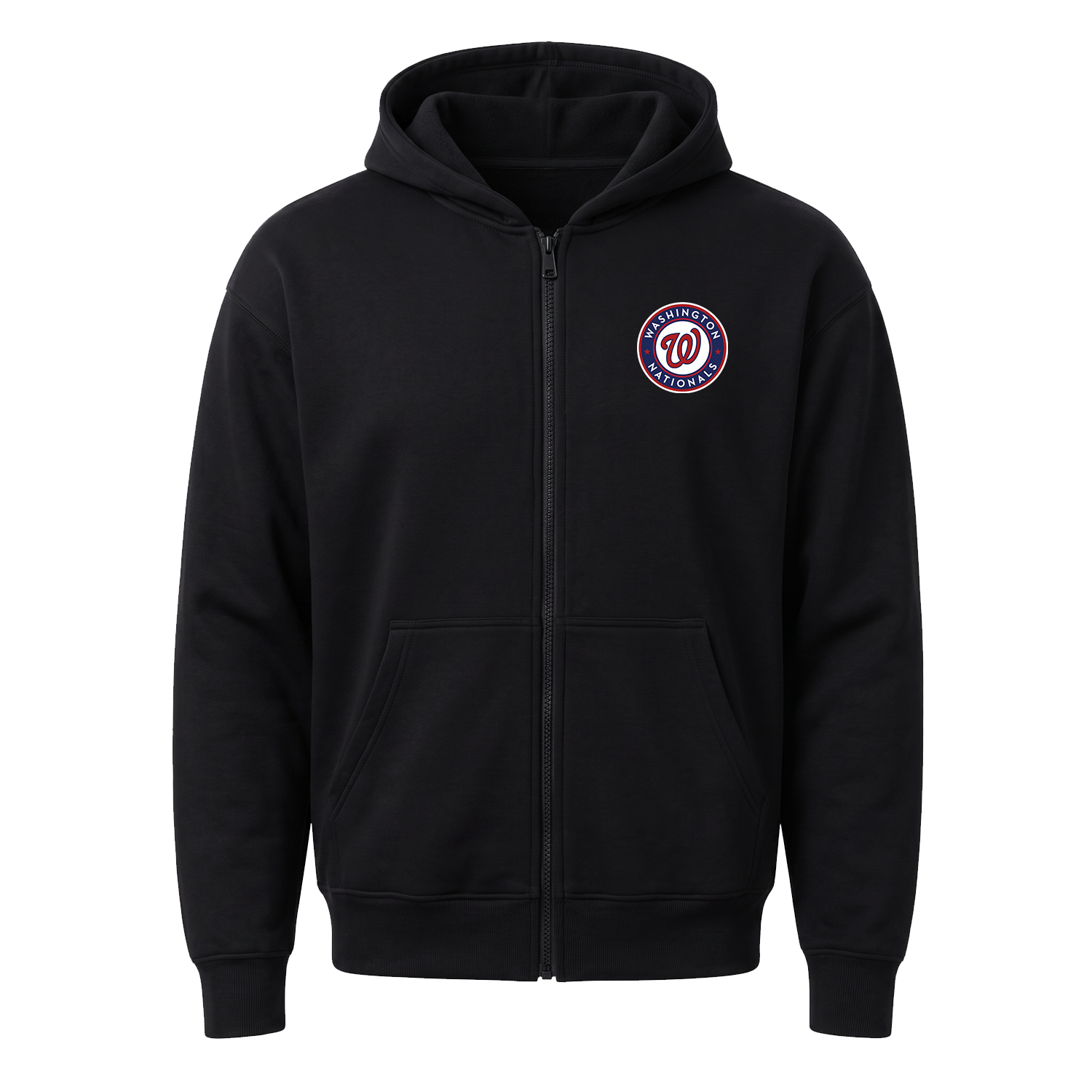 Washington Nationals Fermuarlı Kapüşonlu Sweatshirt