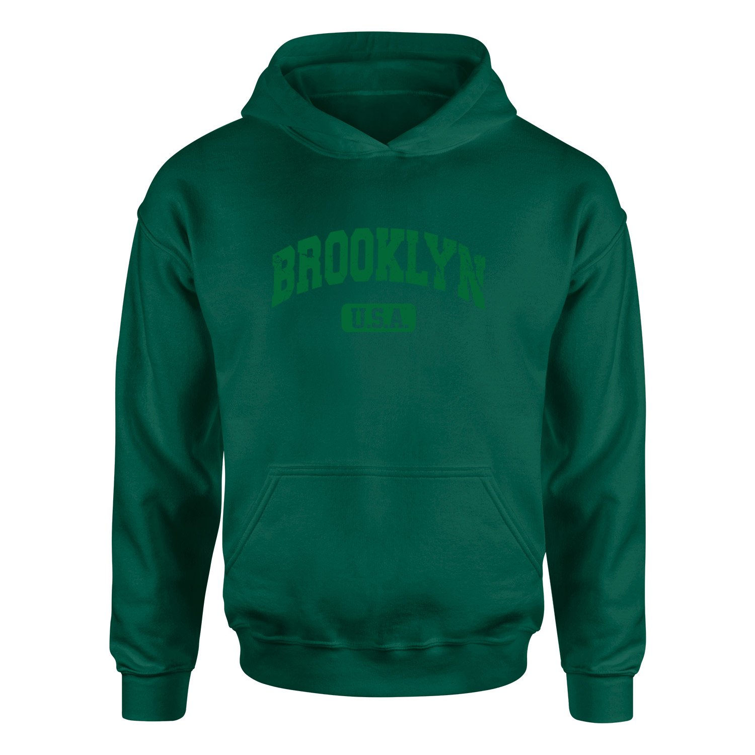 Brooklyn, USA Hoodie XXL - Nefti Yeşili