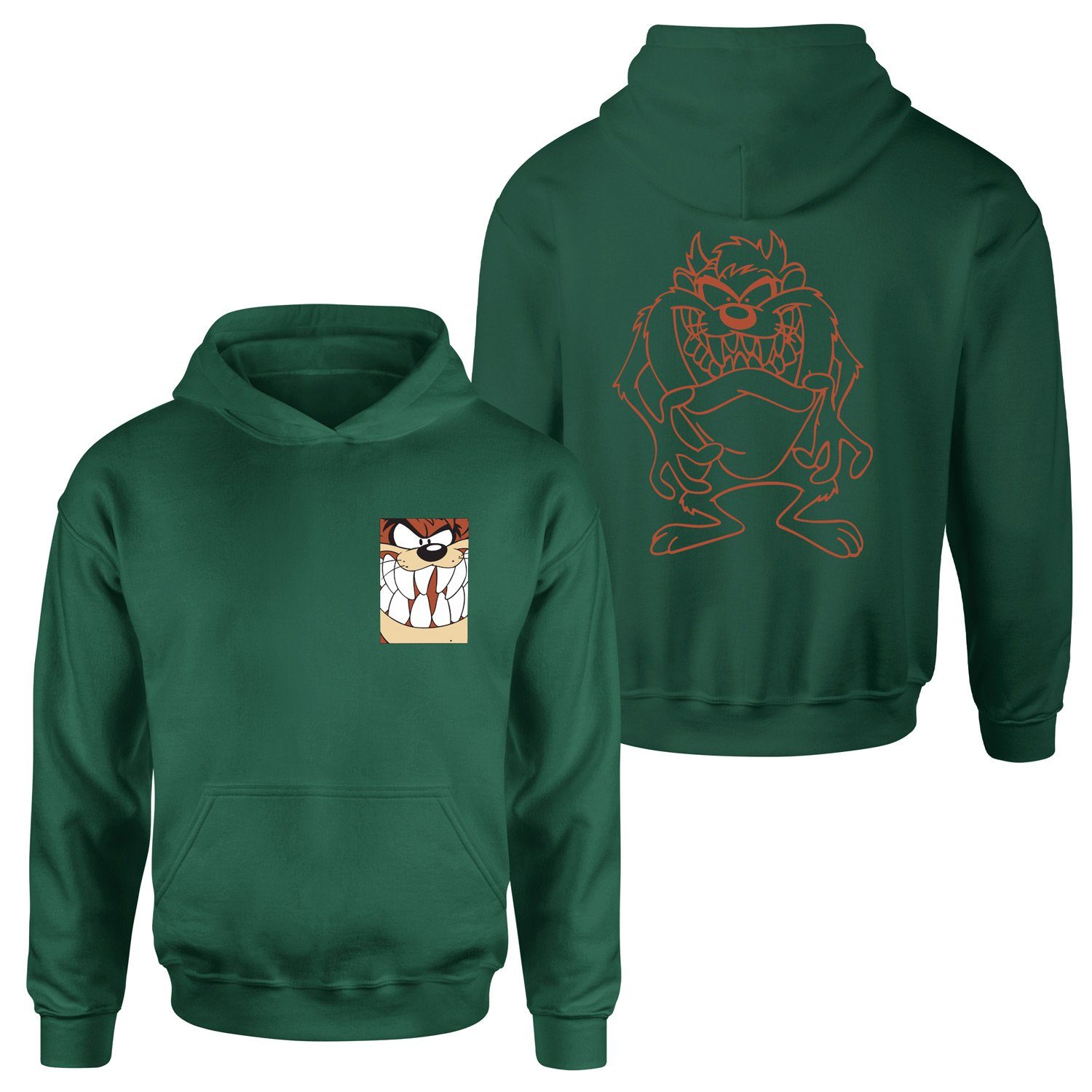 Tazmanya Canavarı Hoodie M - Nefti Yeşili