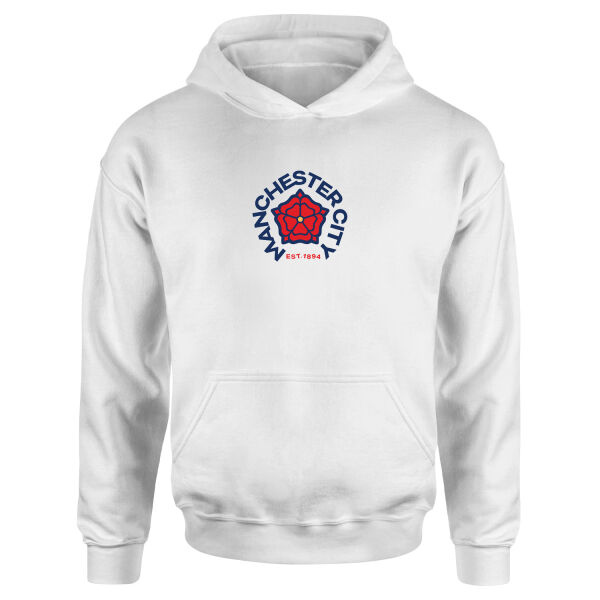 MAN City 1894 Hoodie L - Beyaz