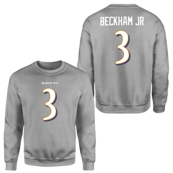 Odell Beckham Jr. Baltimore Ravens Sweatshirt S - Gri