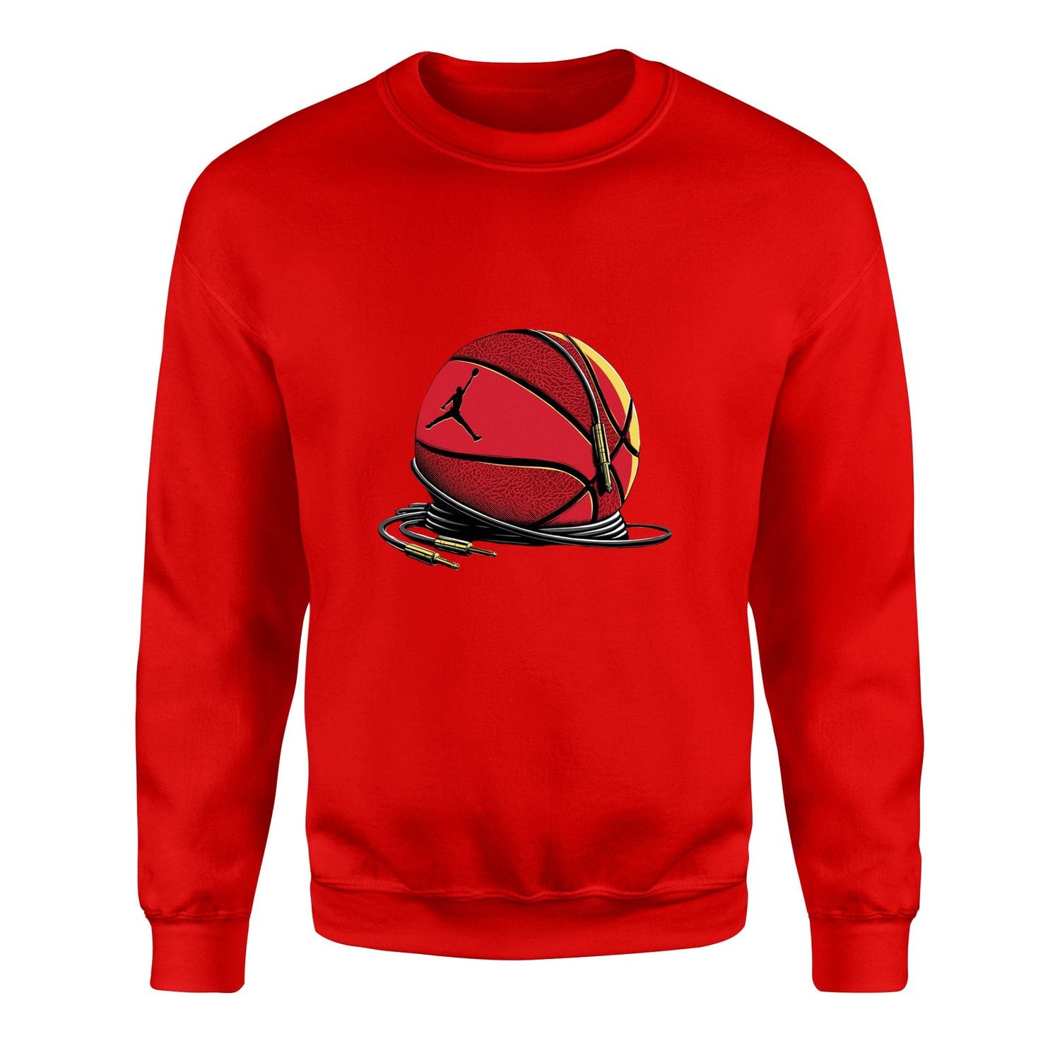 Air Jordan UNPLUGGED Sweatshirt XL - Kırmızı