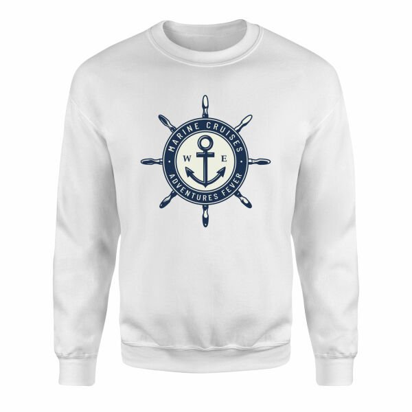 Marine Cruises Sweatshirt S - Beyaz
