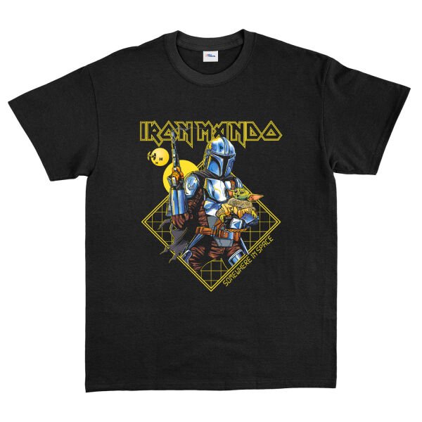 Iron Mando Tişört L - Siyah