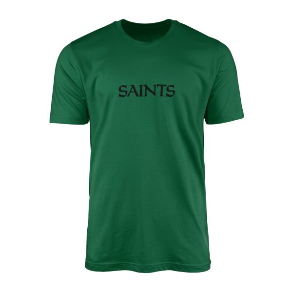 NO SAINTS Iconic | Black Tişört