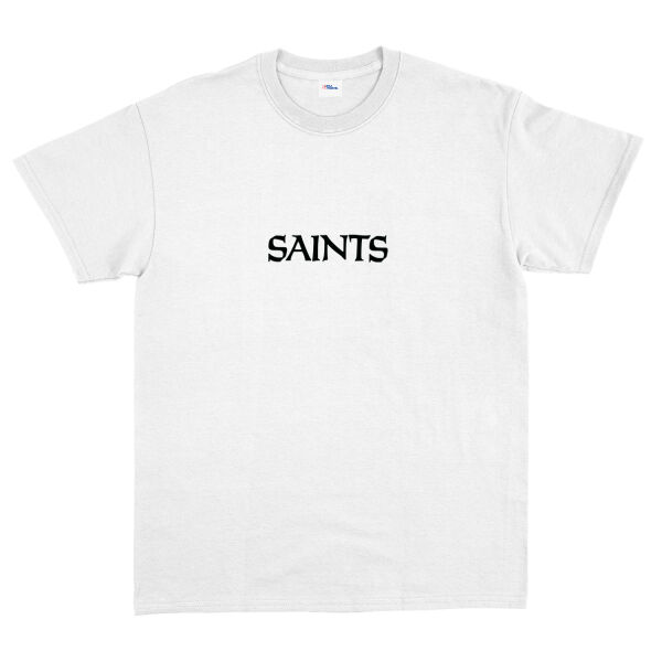 NO SAINTS Iconic | Black Tişört