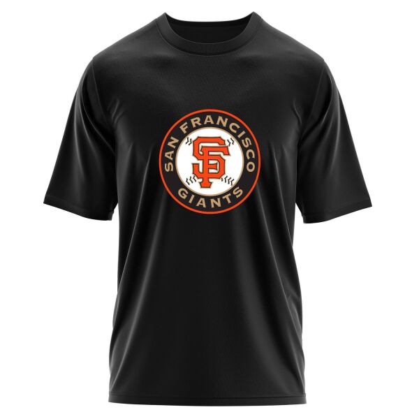 San Francisco Giants L Oversize Tişört L - Siyah