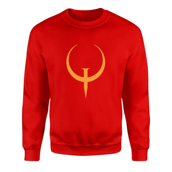 Quake Sweatshirt L - Kırmızı