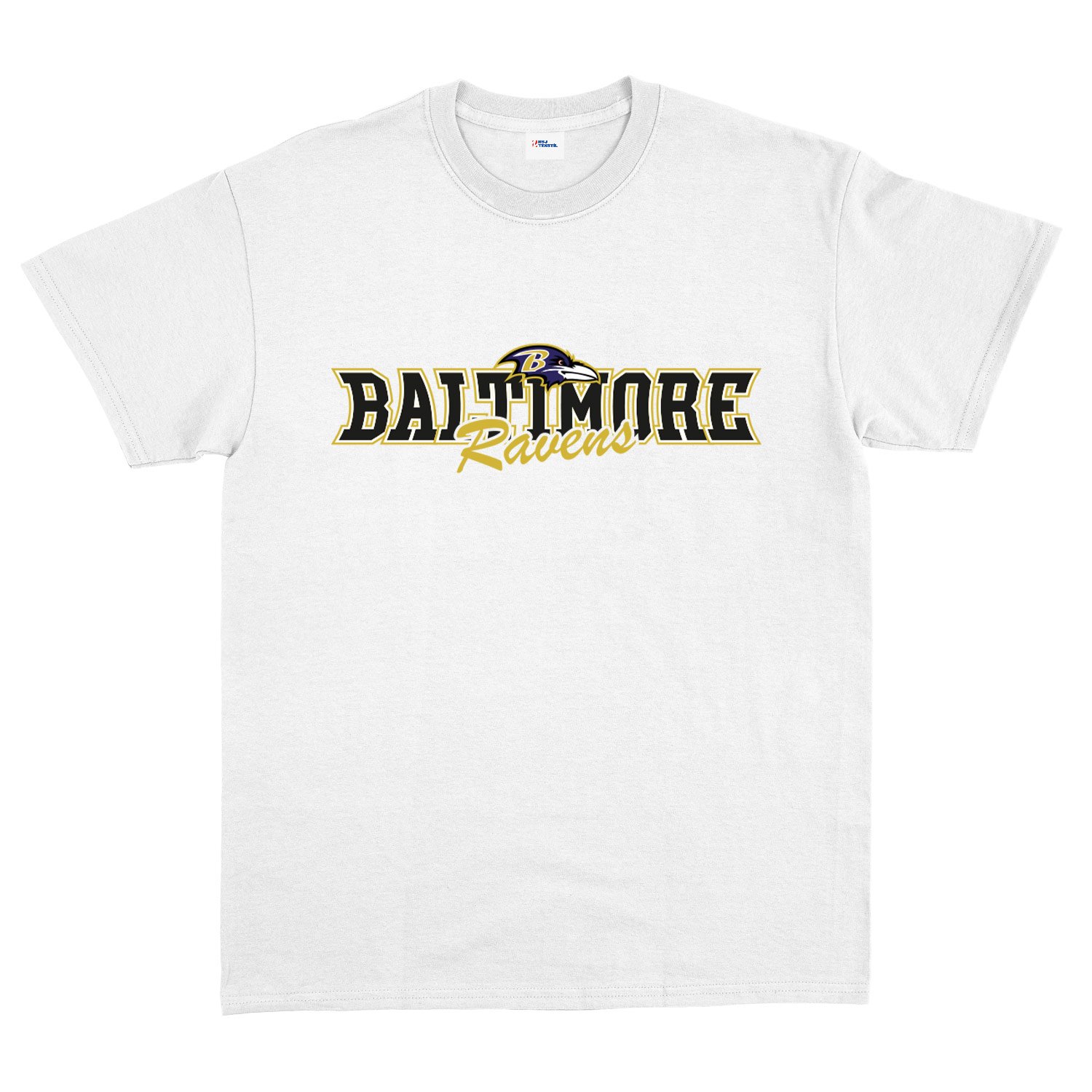 Baltimore Ravens BR Tişört S - Beyaz