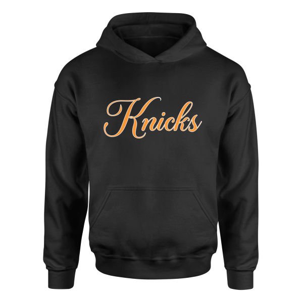 Knicks Cursive Hoodie M - Siyah