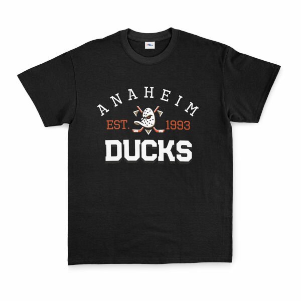 Anaheim Ducks EST. 1993 Tişört XL - Siyah