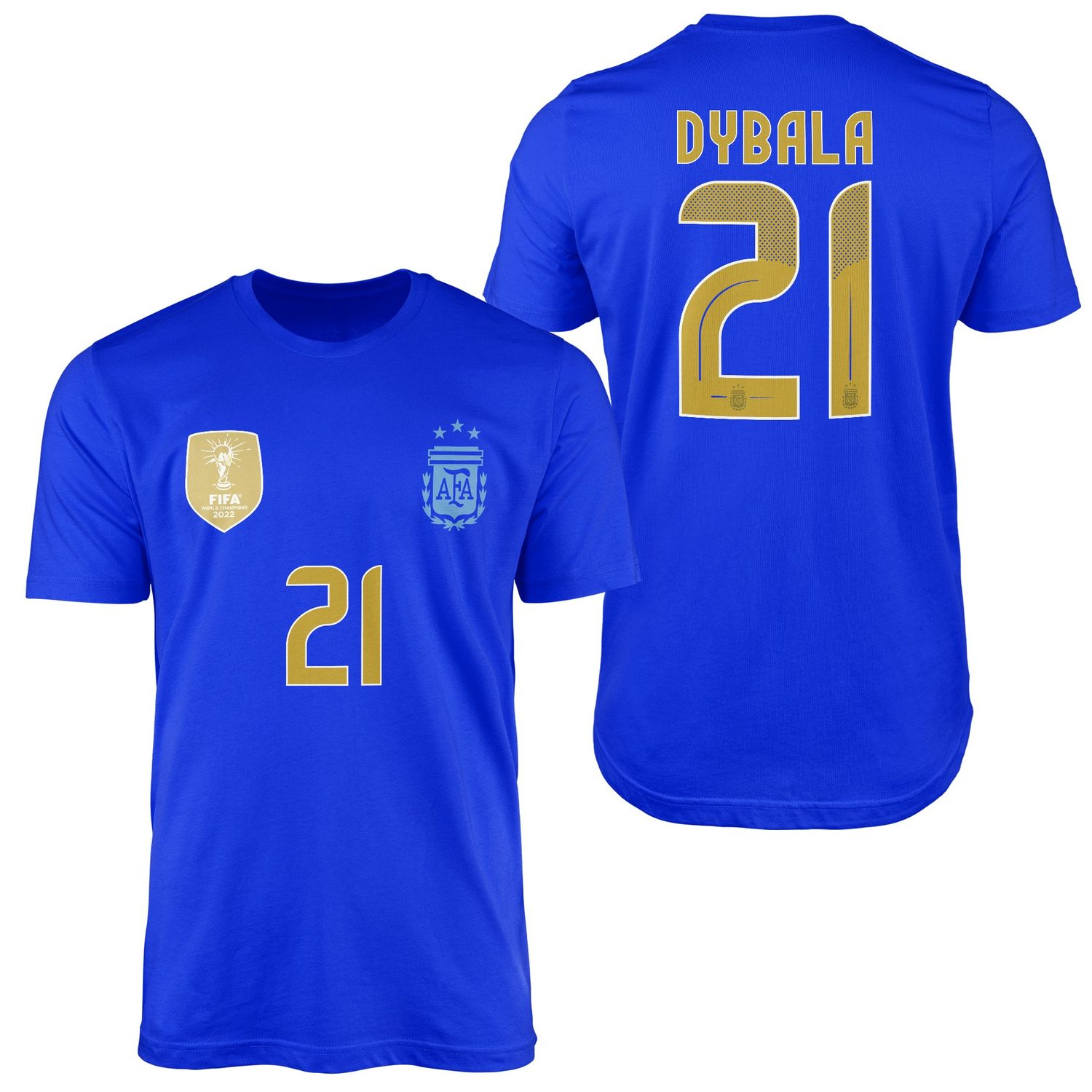 Paulo Dybala | Arjantin Copa America 2024 Forma Tişört L - Mavi