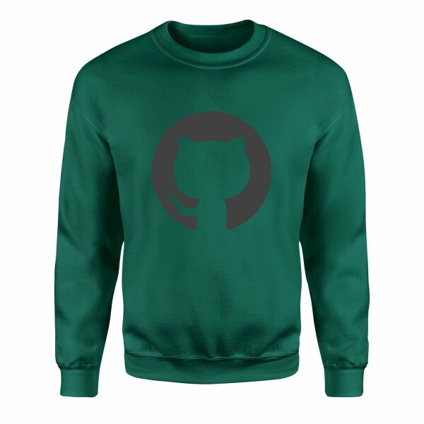 GitHub Sweatshirt XXL - Nefti Yeşili