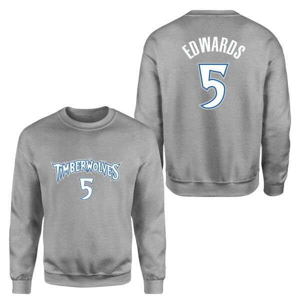 Anthony Edwards Minnesota Forma Sweatshirt M - Gri