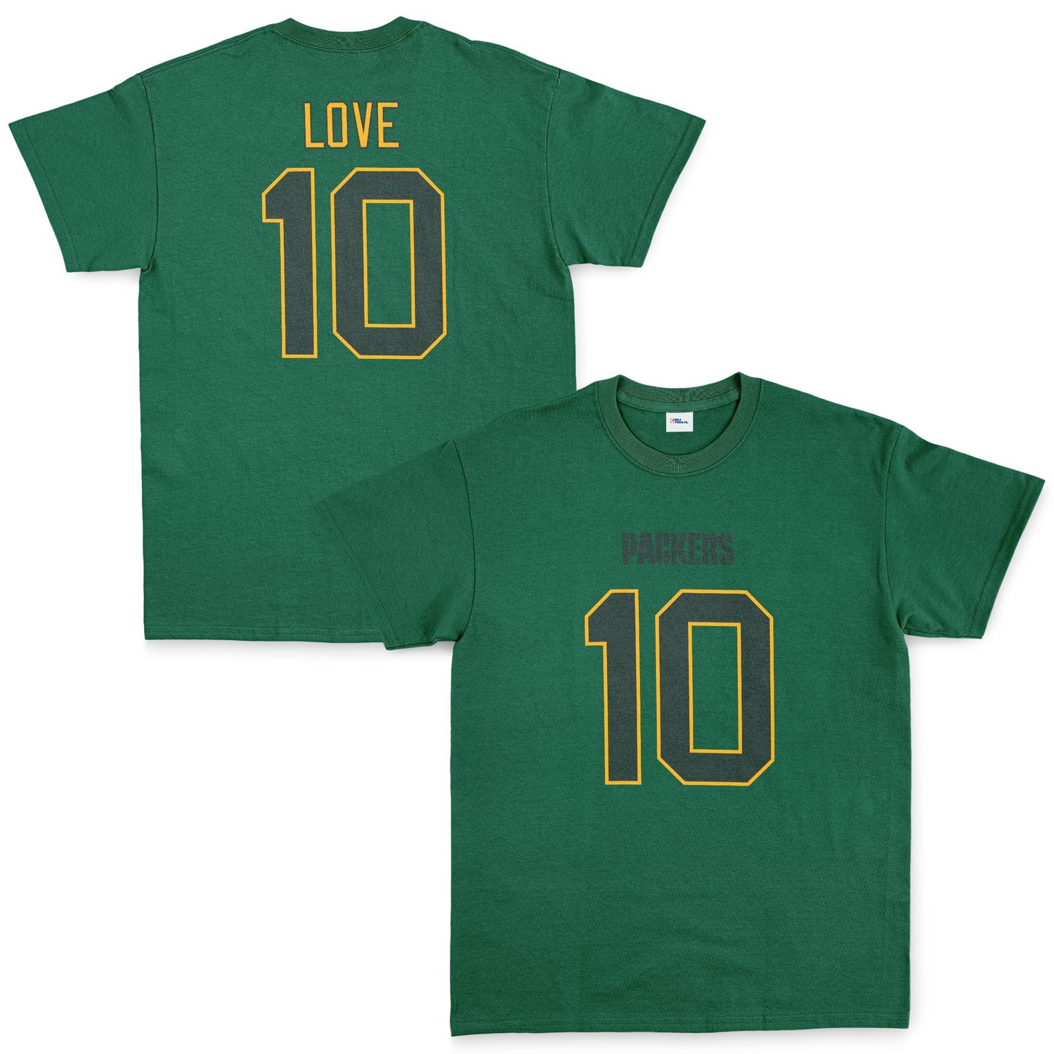Jordan Love Green Bay Packers Tişört L - Nefti Yeşili