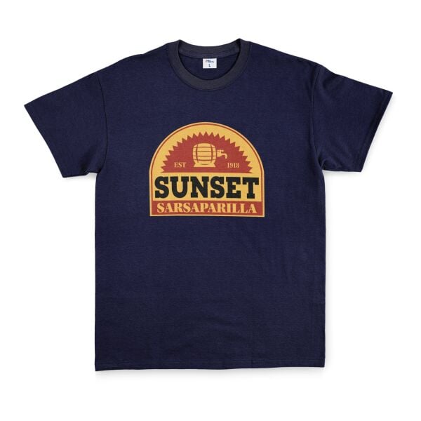Sunset Sarsaparilla | Fallout Tişört L - İndigo Mavisi | OUTLET