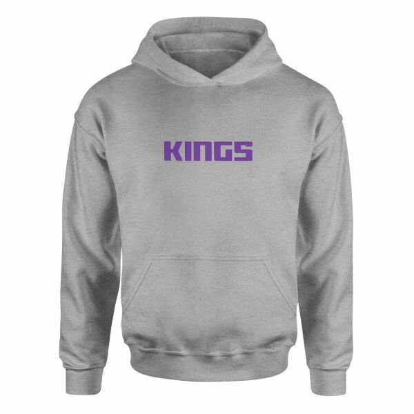 Sac Kings Iconic Hoodie XXL - Gri