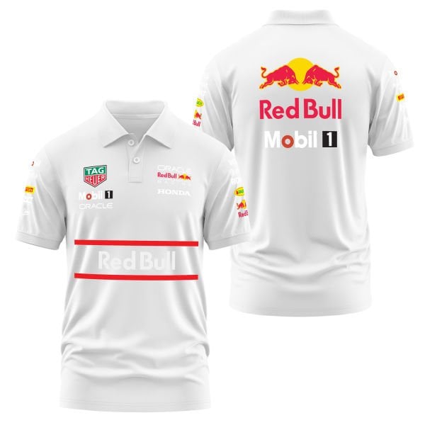 Red Bull Racing Teamline 2025 Polo Tişört M - Beyaz