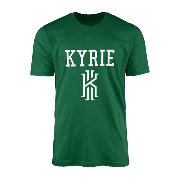 KYRIE Text Tişört L - Nefti Yeşili