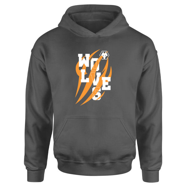 Wolverhampton Tear Hoodie S - Füme