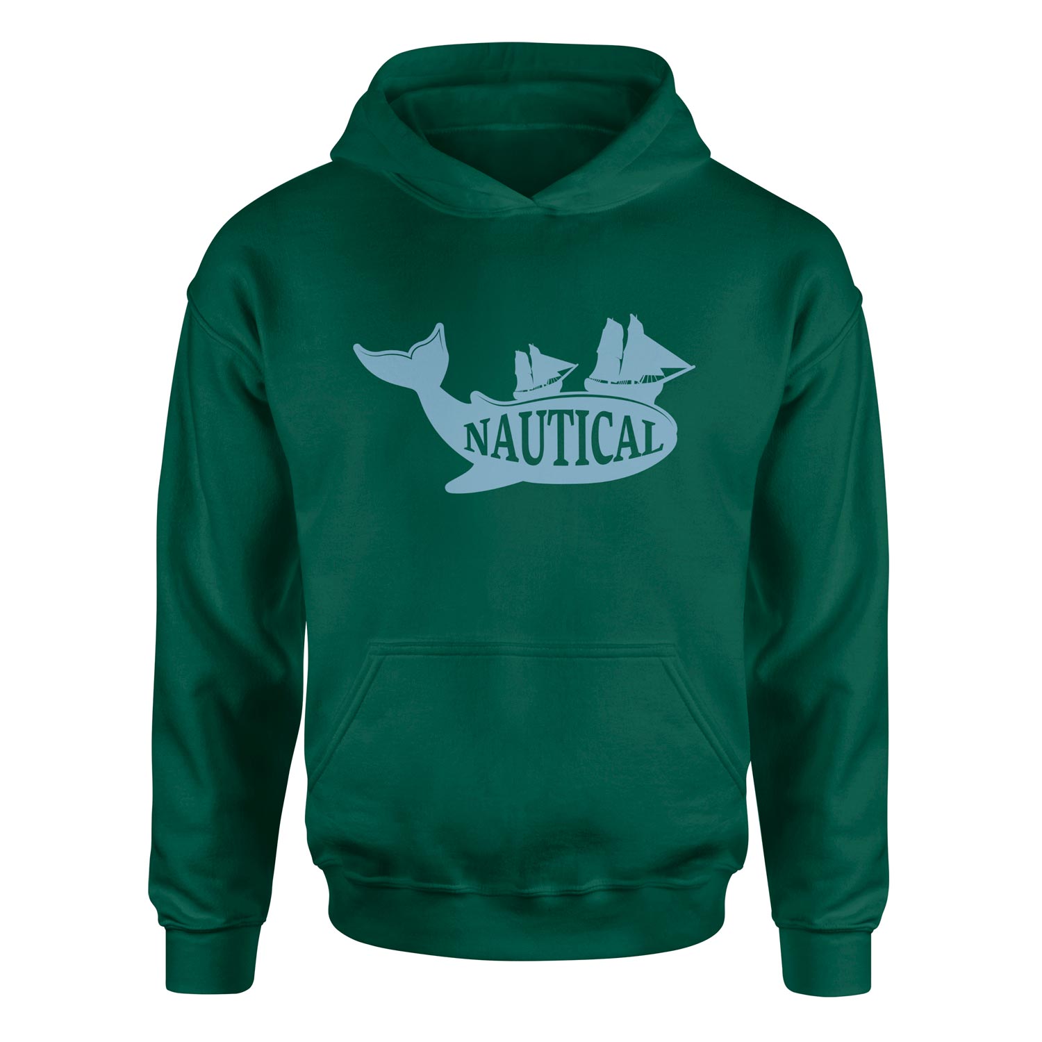 Nautical Denizci Hoodie L - Nefti Yeşili