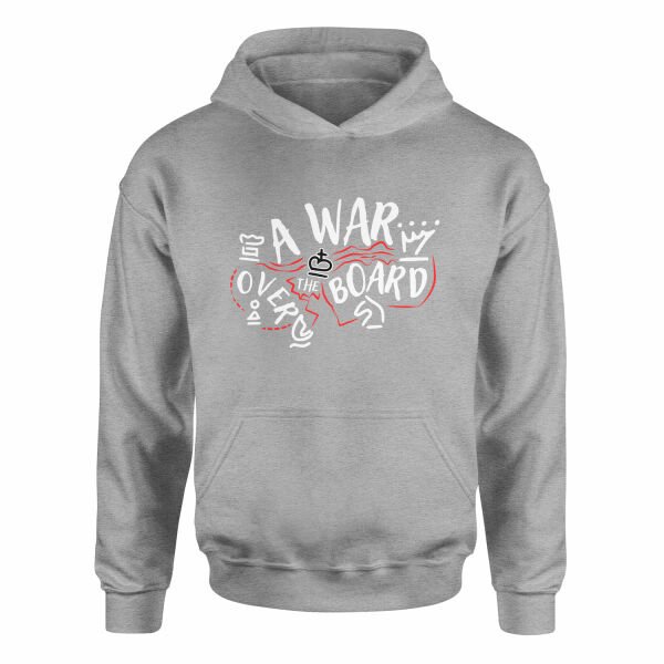 A War Over The Board Whites Hoodie M - Gri