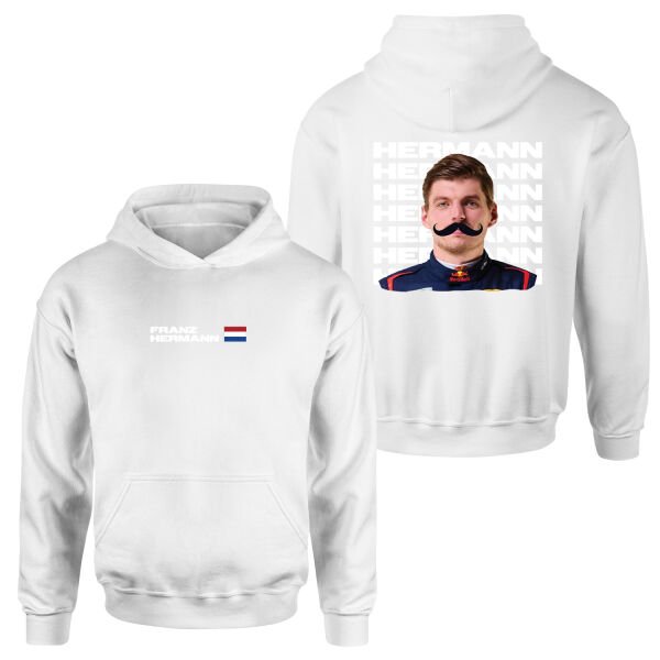 Franz Hermann Red Bull Driver Hoodie L - Beyaz