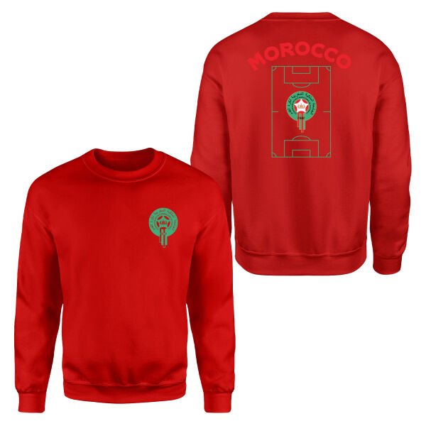 Fas Dünya Kupası 2026 Sweatshirt XL - Kırmızı