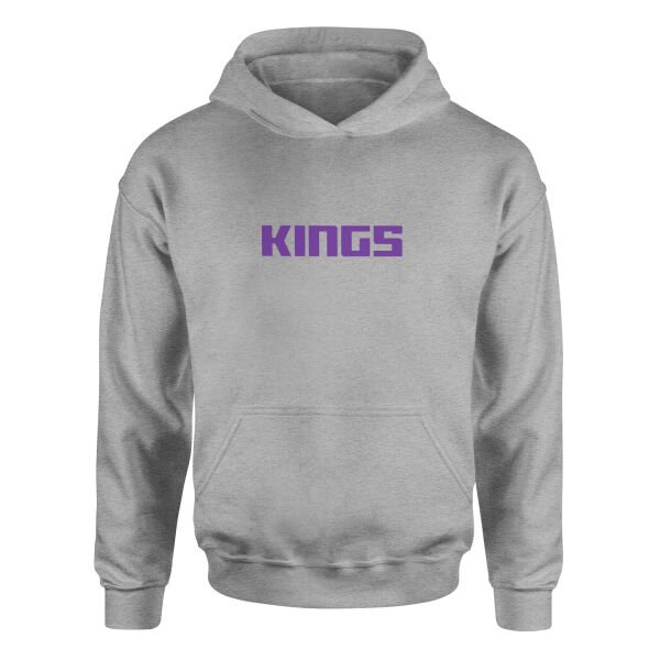 Sac Kings Iconic Hoodie L - Gri