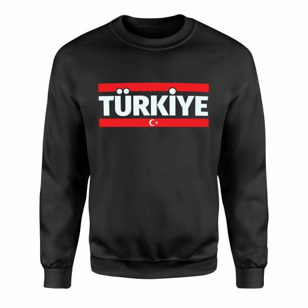 Türkiye Sweatshirt L - Siyah