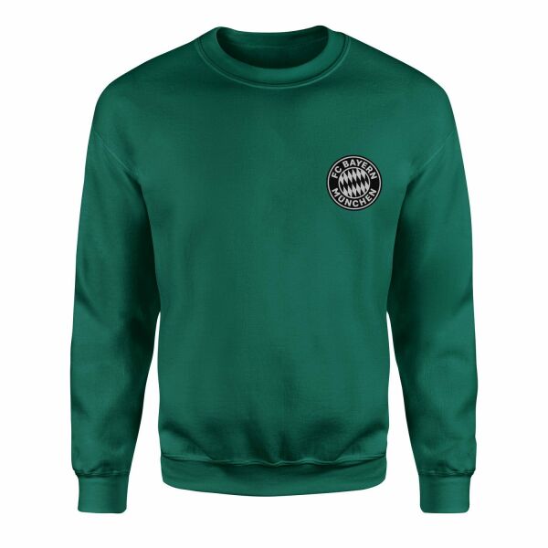 Bayern Münih Rekordmeister Muted Black Sweatshirt L - Nefti Yeşili