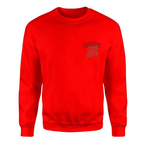 Strawberry Sweatshirt L - Kırmızı