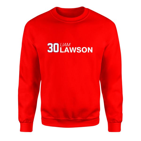 Liam Lawson 30 Sweatshirt M - Kırmızı