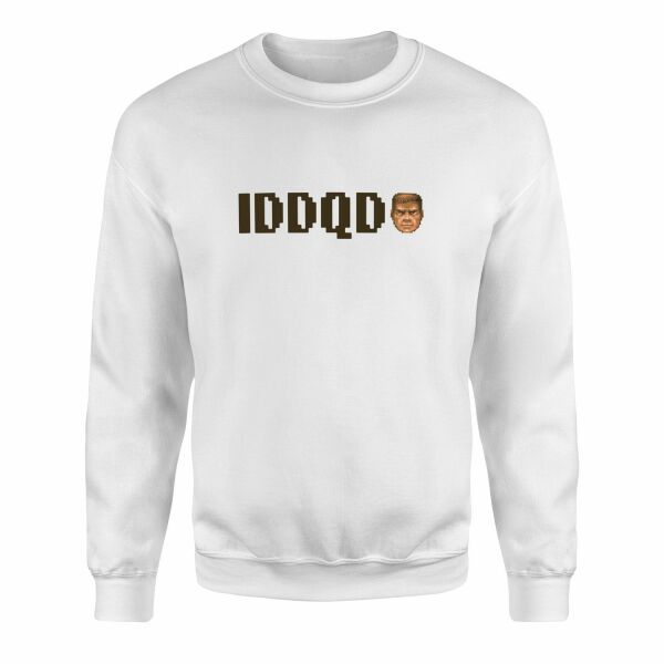 IDDQD | DOOM Sweatshirt S - Beyaz