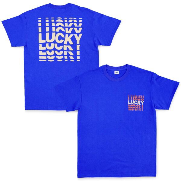 Lucky Tişört XL - Mavi