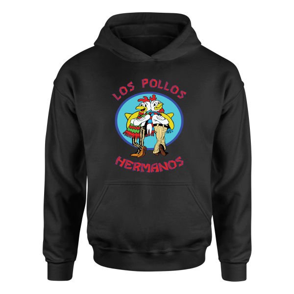 Los Pollos Hermanos Hoodie L - Siyah