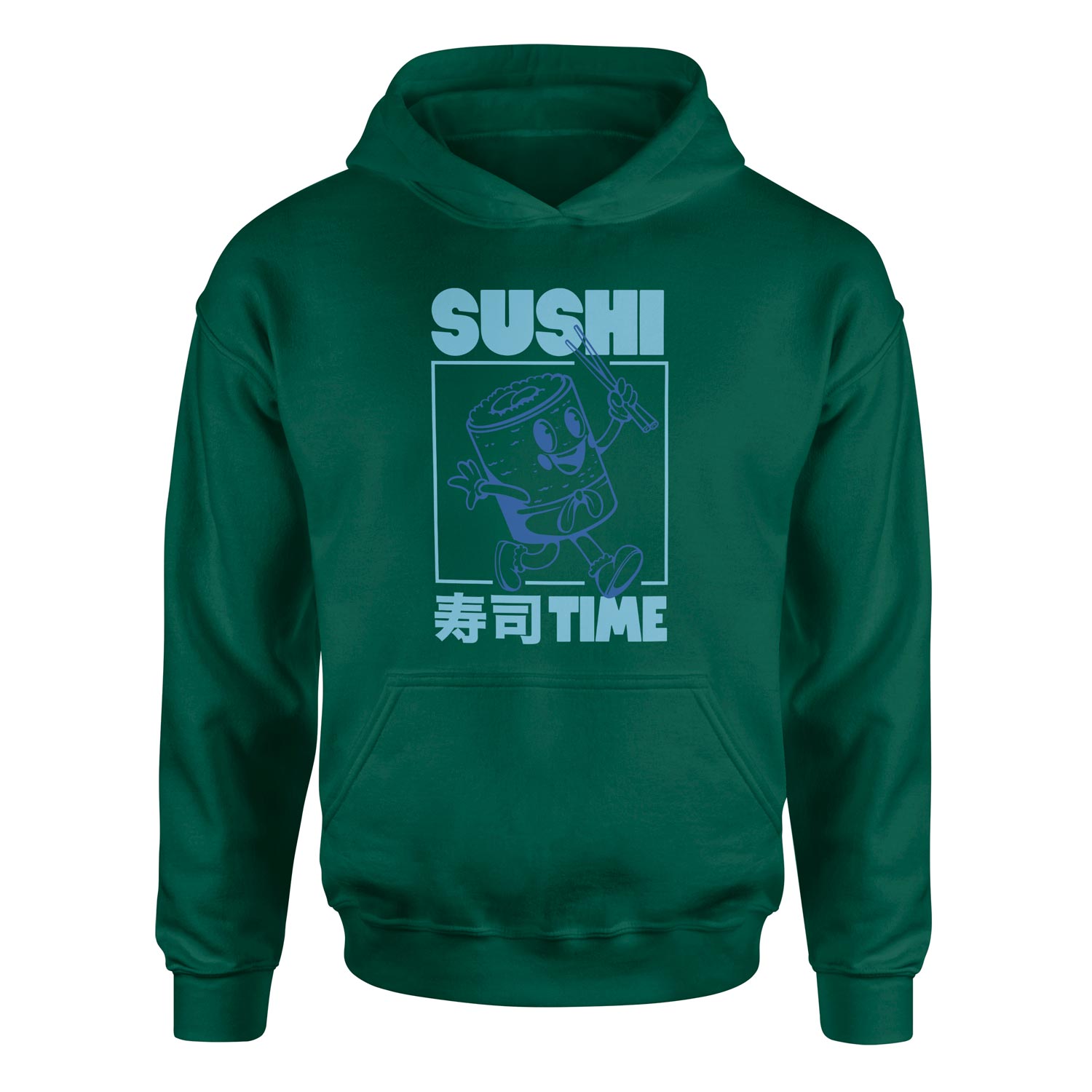 Sushi Time Hoodie XXL - Nefti Yeşili