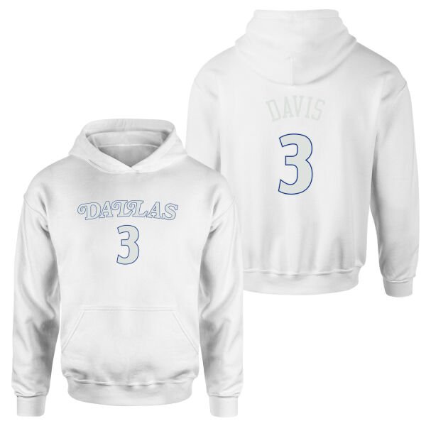 Anthony Davis 3 Dallas Forma Hoodie XL - Beyaz