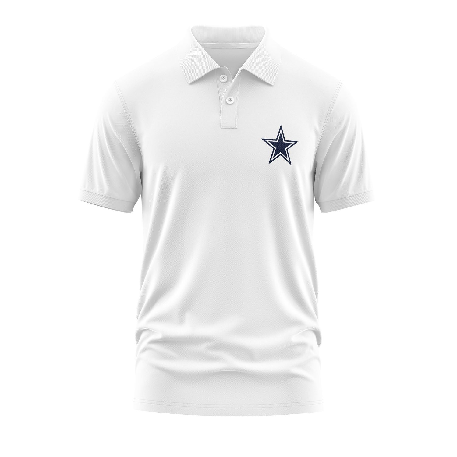 Dallas Cowboys Polo Tişört S - Beyaz