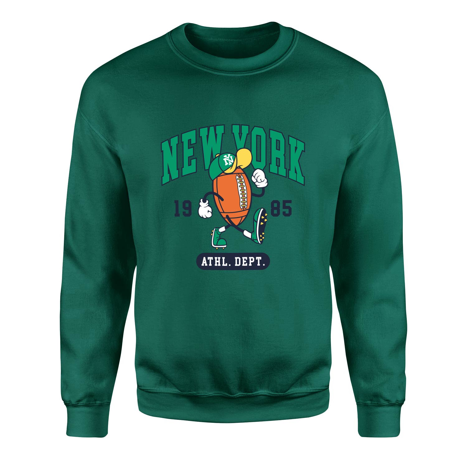 New York 1985 Sweatshirt XL - Nefti Yeşili