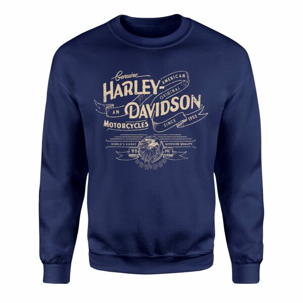 Harley-Davidson XI Sweatshirt S - İndigo Mavisi
