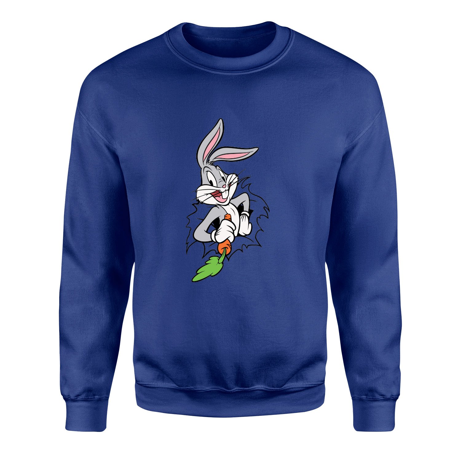 Bugs Bunny Splash Sweatshirt XXL - İndigo Mavisi