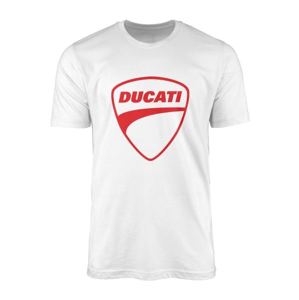 Ducati Shield Tişört S - Beyaz