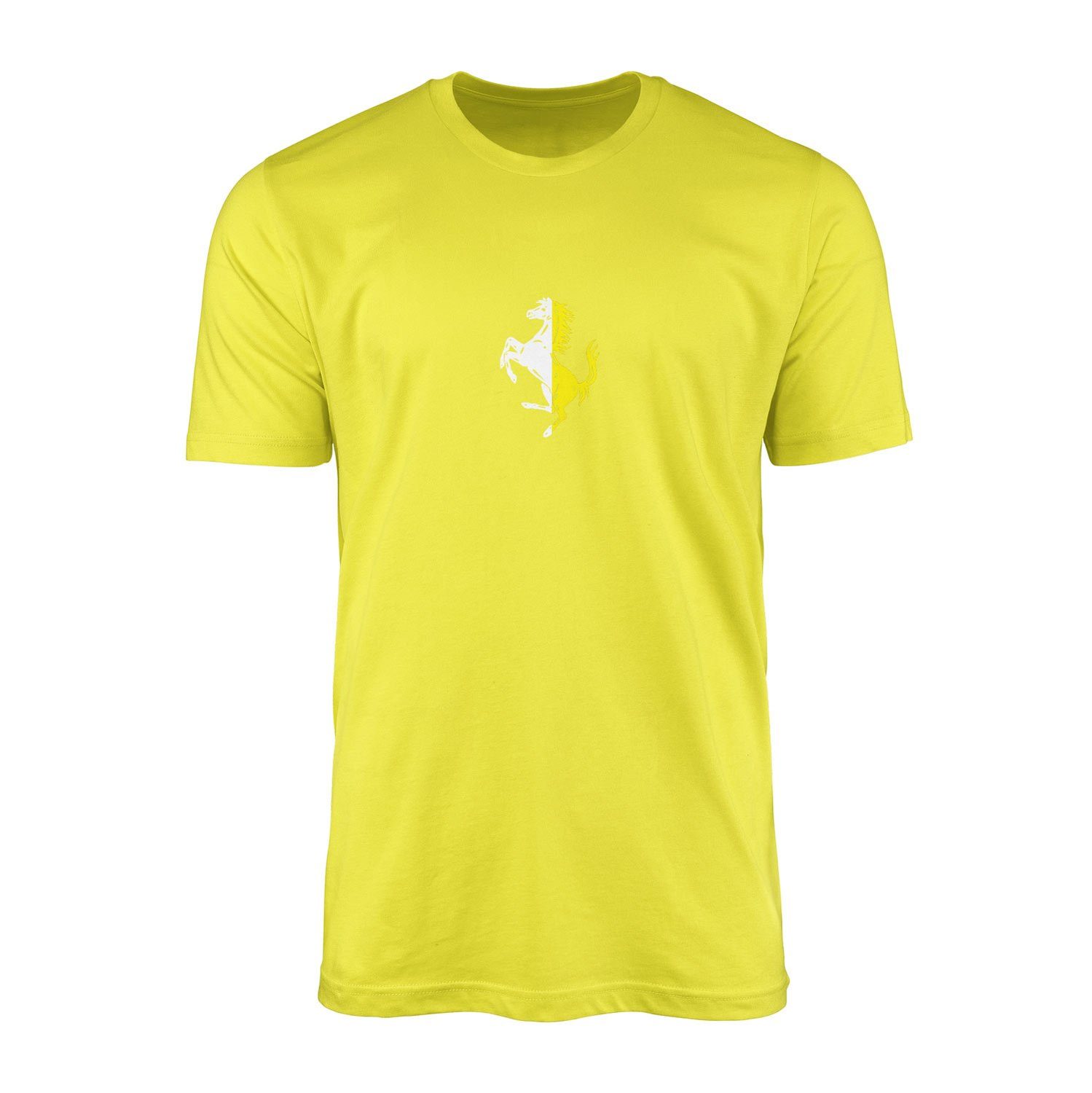 Scuderia Ferrari Bianco & Giallo Tişört L - Sarı