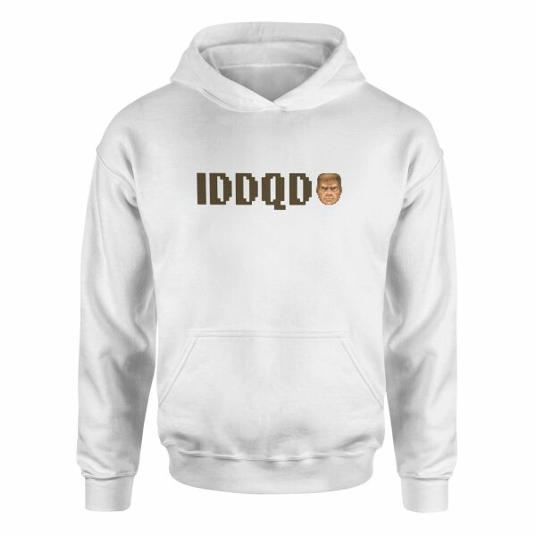 IDDQD | DOOM Hoodie XL - Beyaz