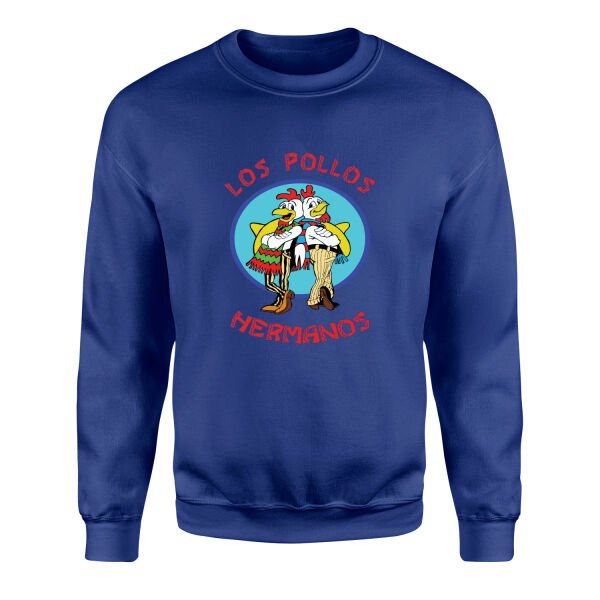 Los Pollos Hermanos Sweatshirt XL - İndigo Mavisi
