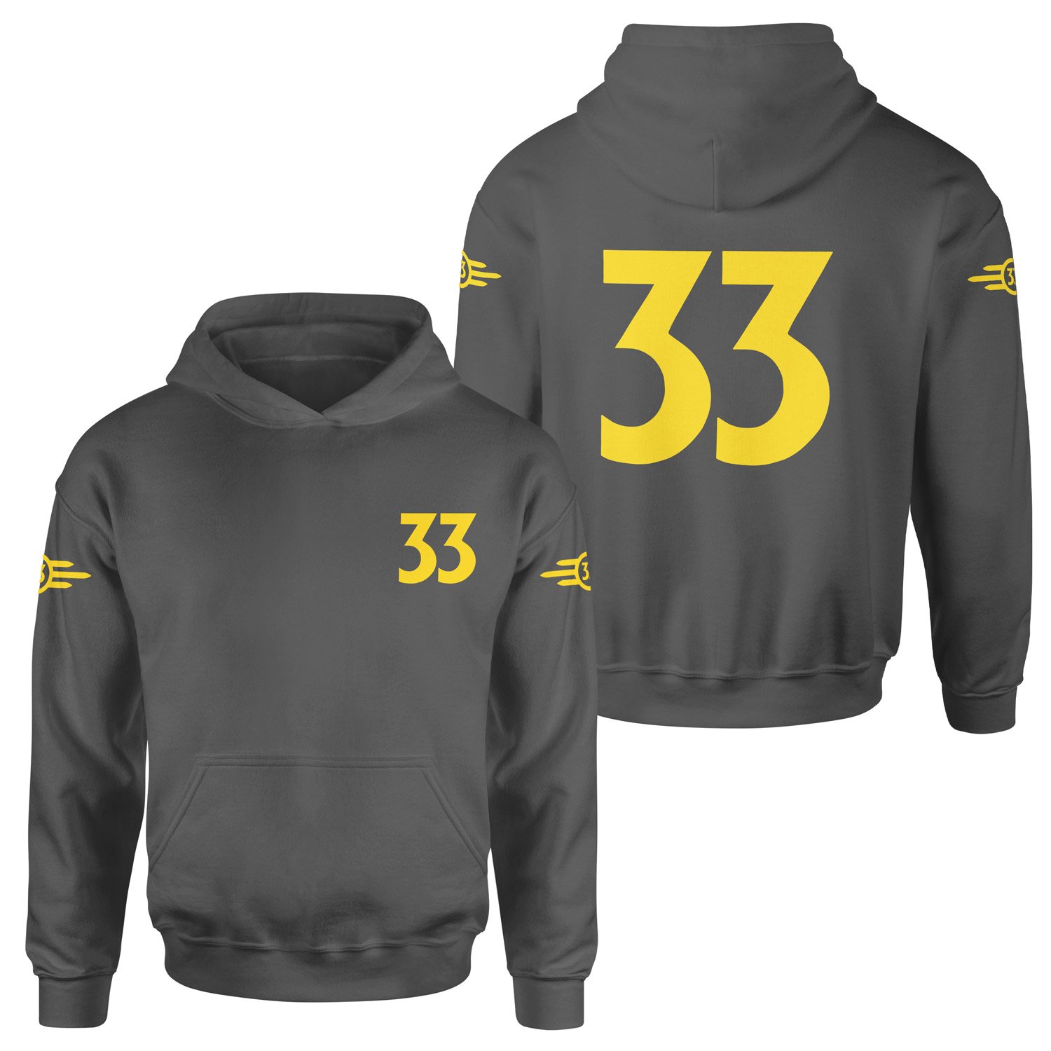 Vault 33 Dweller | Fallout Dweller Edition Hoodie XL - Füme