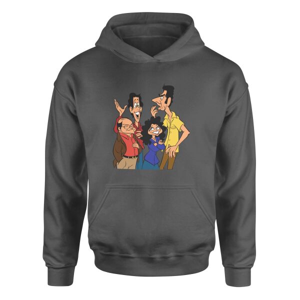 Friends of Seinfeld Hoodie M - Füme
