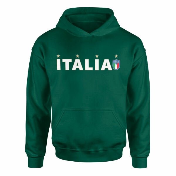 Italia Campioni del Mondo Hoodie XL - Nefti Yeşili